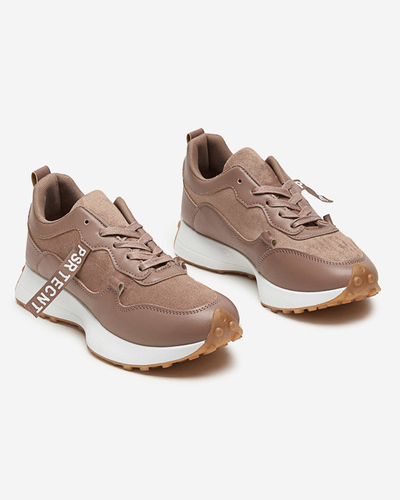 OUTLET Braune Sportschuhe für Damen Arika - Schuhe