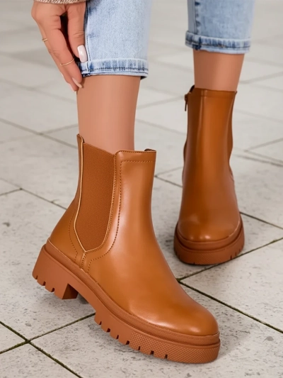 Royalfashion Damen eko Leder Dovivas Stiefel