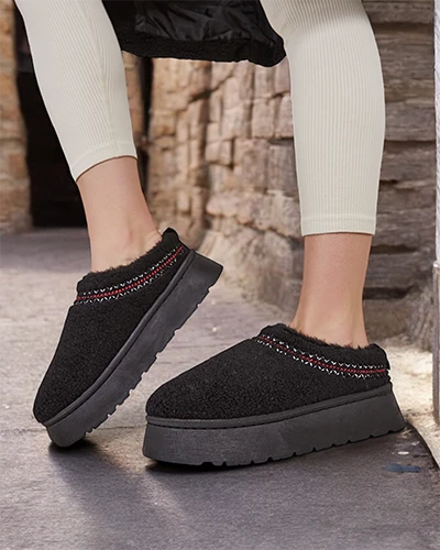 Royalfashion Damen Schneestiefel a'la Stiefel Esel