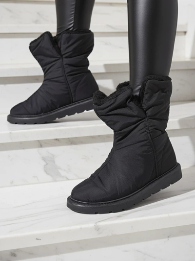 Luna Elegante Winterstiefeletten in Schwarz