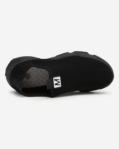 Schwarzer Damen-Sportschuh zum Hineinschlüpfen Rulinso - Footwear