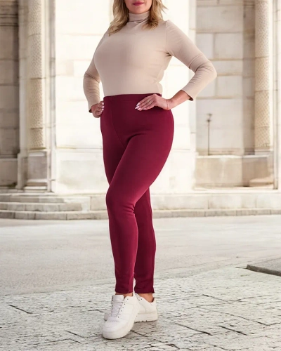 Royalfashion Isolierte Damen-Treggings-Hose PLUS SIZE