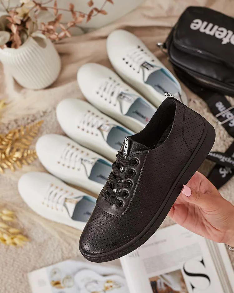 Royalfashion Damen Umurra durchbrochene Sneakers