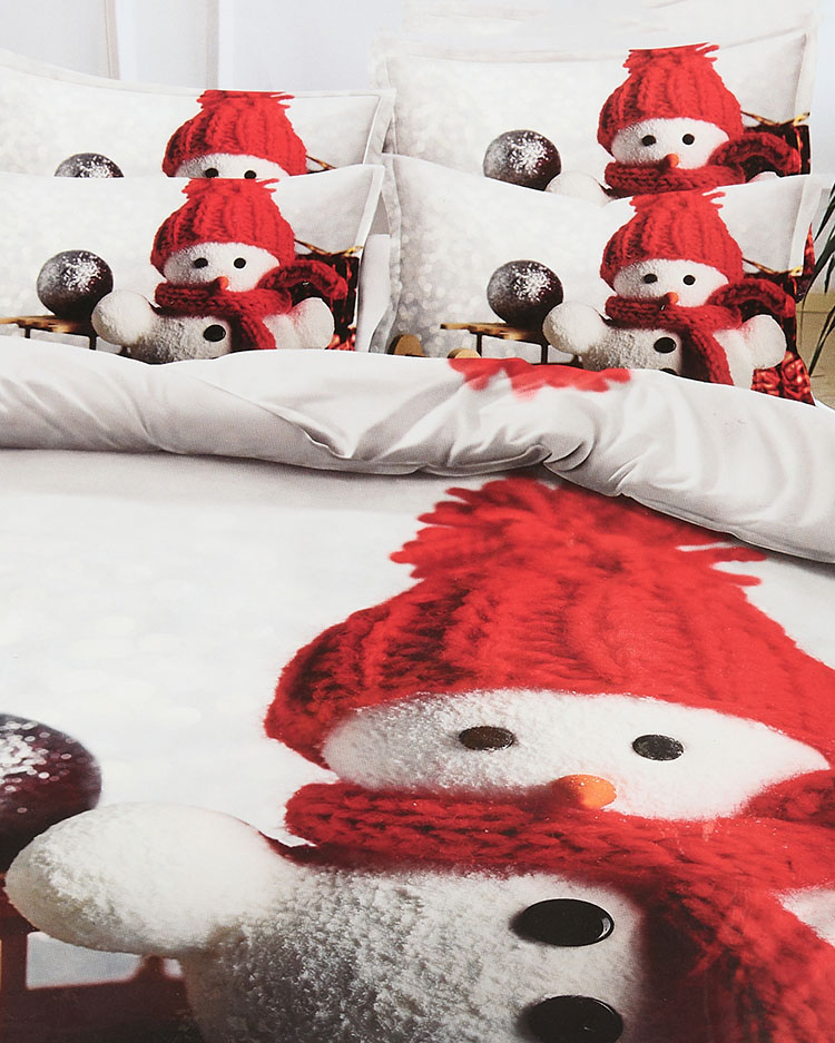 Royalfashion Weihnachtsbettwäsche 140x200 4er Set