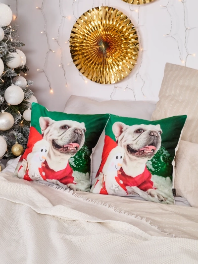 Royalfashion Dekorative Weihnachtskissenbezug
