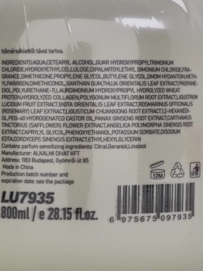 Luxelux Haarmaske gegen Haarausfall 800 ml