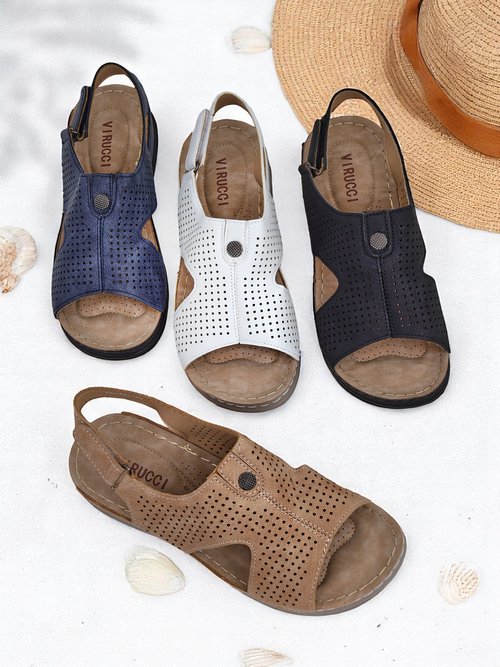 Royalfashion жіночі босоніжки з вирізами Leminni