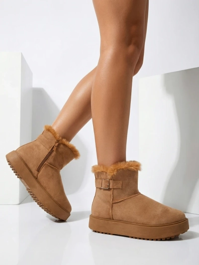 Royalfashion Kurze Damen Schneestiefel Aurelia Classico