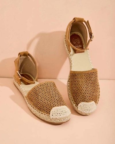 Royalfashion Damen Felle Espadrilles