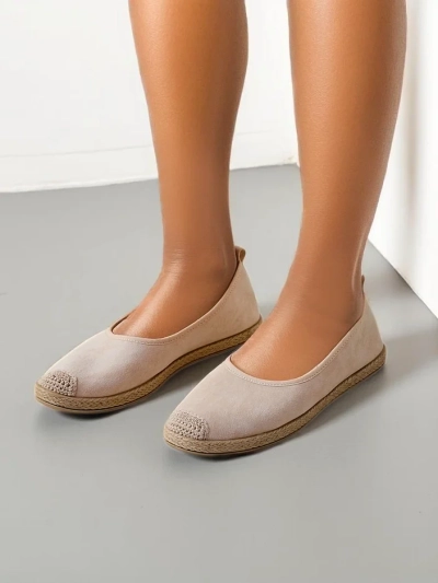 Royalfashion Damen Eco-Suede Espadrilles Aroles