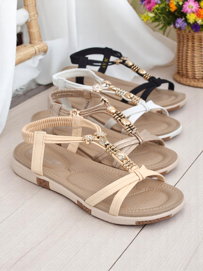 Royalfashion Damensandalen mit Verzierungen Veve