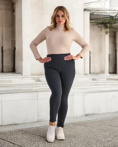 Royalfashion Isolierte Damen-Treggings-Hose PLUS SIZE