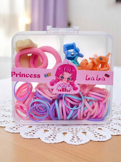 Royalfashion Set aus Haarklammern und Haargummis für Kinder MiniJoy