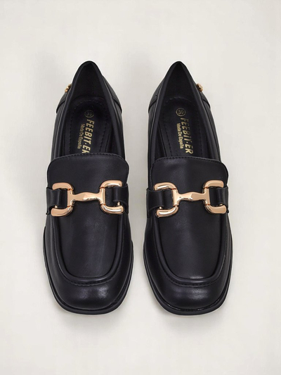 Royalfashion Damen-Loafer mit niedrigem Absatz Kamelia