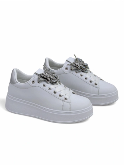 Royalfashion Damen Plattform Sneakers mit Butterfly Obellay