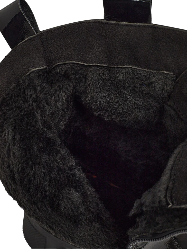 Lackierte Damen Schnürstiefeletten Kalen