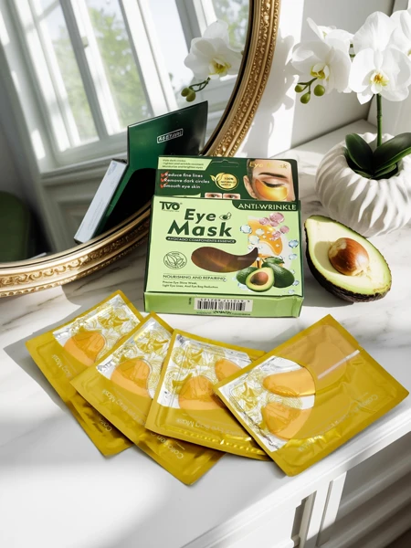 Gel-Augenpads mit Kollagen und Avocado - straffend und feuchtigkeitsspendend