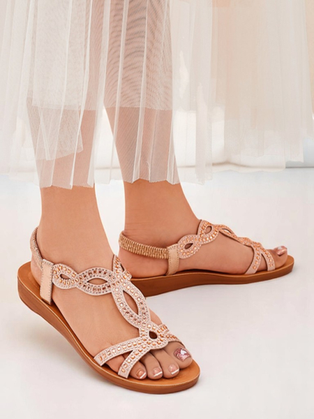 Royalfashion Жіночі сандалі з декоративними ремінцями Lola Grace