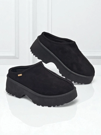 Kurze Damenstiefel im Schneestiefel-Stil mit Fell Calindra