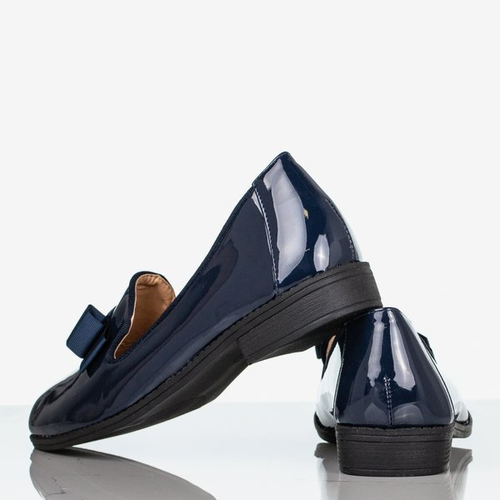 Темно-сині жіночі мокасини Holli - Взуття 1