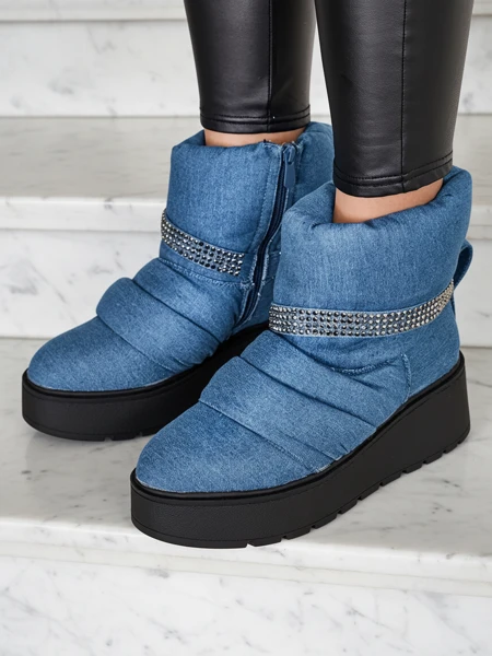 Royalfashion Damen Keil-Snowboots Renosi