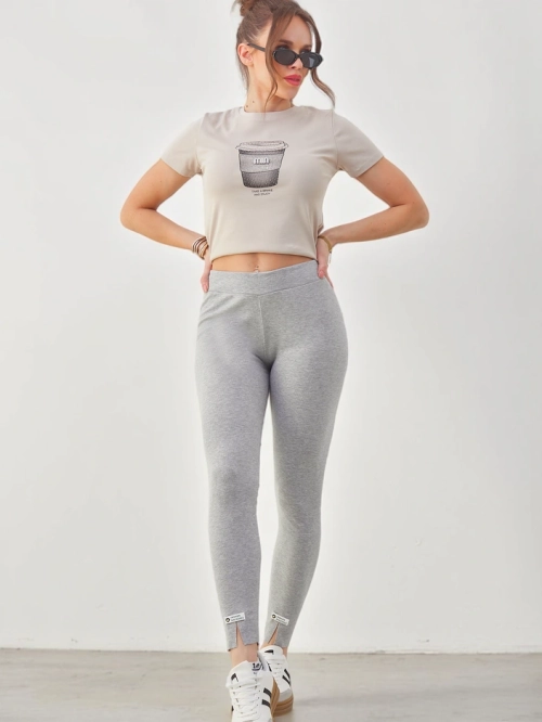 Royalfashion Жіночі рибані бавовняні легінси