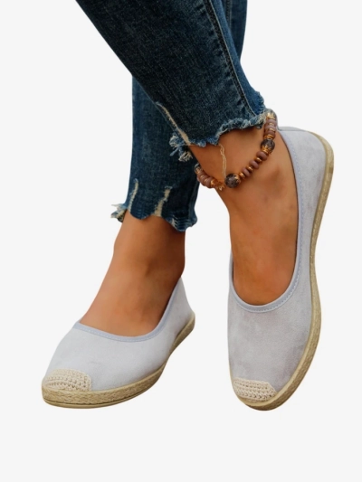 Royalfashion Damen Eco-Suede Espadrilles Aroles