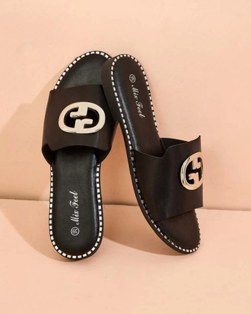 Royalfashion Жіночі шльопанці Fim на плоскій підошві