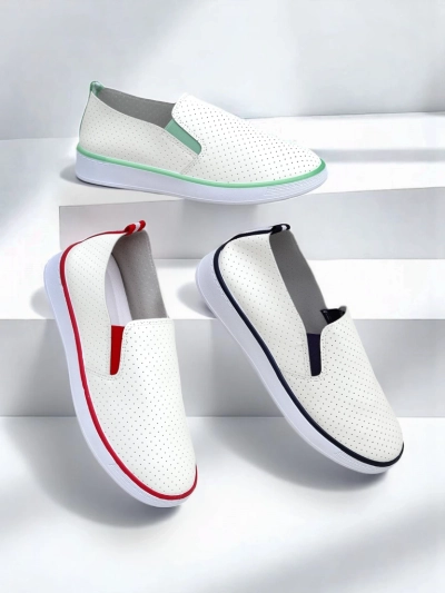 Royalfashion Damen perforierte Slipper Kassias
