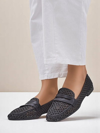 Royalfashion durchbrochene Damen-Mokassins Azuros