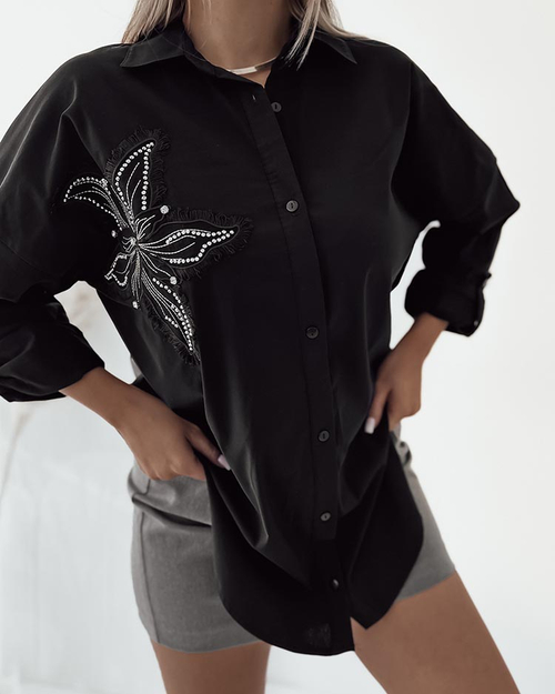 Жіноча сорочка з нашивкою Royalfashion