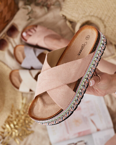 Royalfashion Жіночі шльопанці на плоскій підошві Tomlla