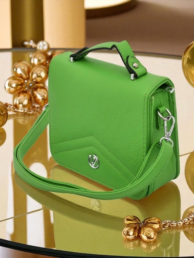 Royalfashion Kleine Damenhandtasche aus Ökoleder Vintage Moderno