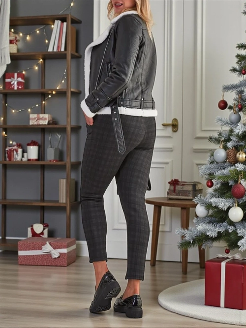 Royalfashion Утеплені жіночі лосини PLUS SIZE