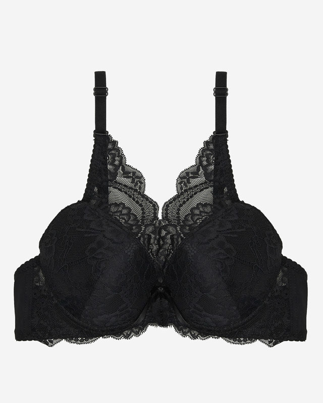 Damen-Push-up-BH mit schwarzer Spitze - Underwear