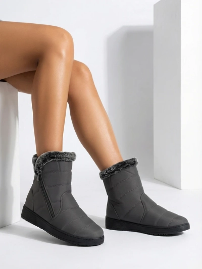 Royalfashion Damen Winterstiefel ähnlich wie Schneestiefel Baccinis