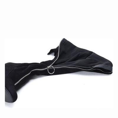 Schwarze Stiefel mit Frontreißverschluss Layla - Footwear