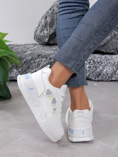 Royalfashion Damen Sneakers mit Glitzer Samoles