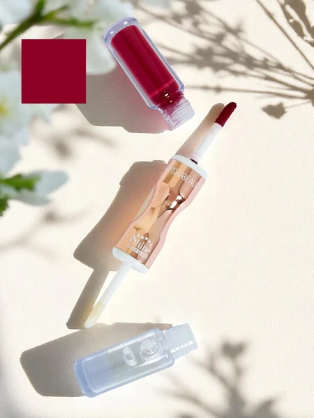 Lippenstift und transparenter Lipgloss 2-in-1 Ruby Woo