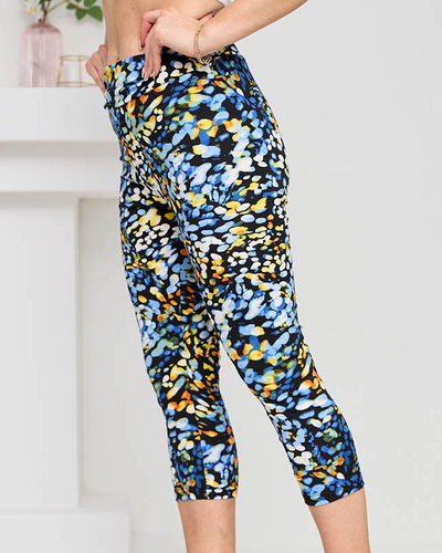 Gemusterte 3/4-Leggings für Damen - Kleidung