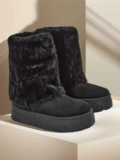Royalfashion Damen Schneestiefel Rinemo