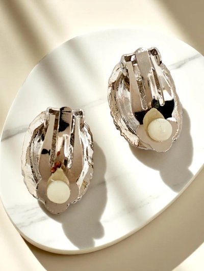 Royalfashion Damen-Clip-Ohrringe mit Zirkonia