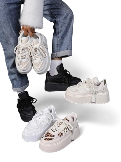 Royalfashion Damen Sportplattform Sneakers Aeroll