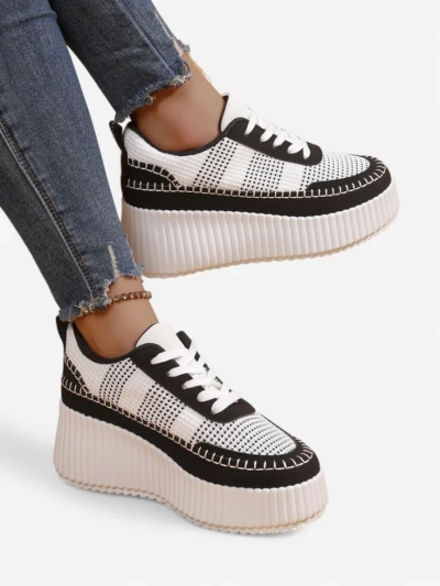 Royalfashion Damen Plattform-Sneaker Siserra