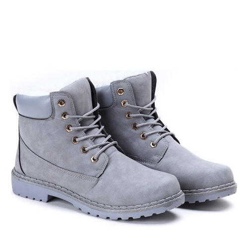 Ocieplane trapery w kolorze szarym Charlie - Obuwie