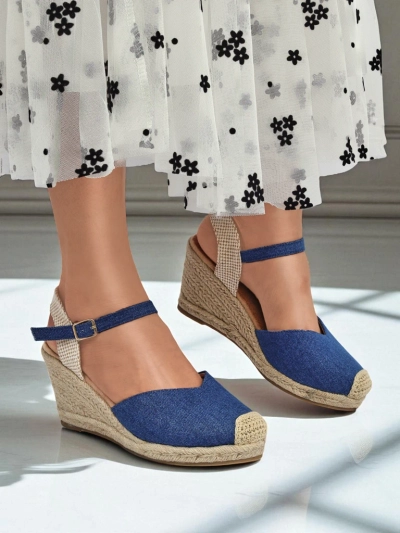 Royalfashion Жіночі босоніжки на танкетці Solara Еспадрильї