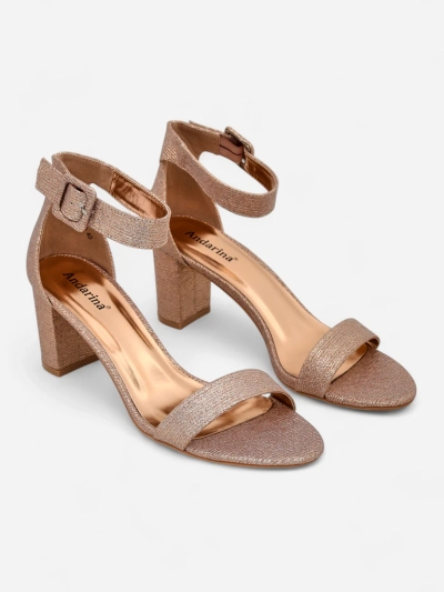 Royalfashion Glitzer Damen Sandalen Montrea