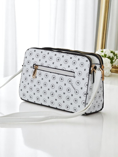 Royalfashion Kleine Handtasche aus Ökoleder mit Viva Linea Print