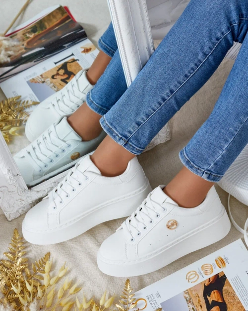 Royalfashion Жіночі спортивні кросівки на платформі Calomie