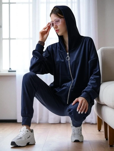 Royalfashion Damen Velour-Set